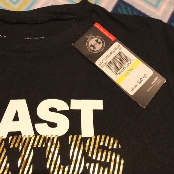 NWT UA big boys tee, size medium - Picture 2 of 3